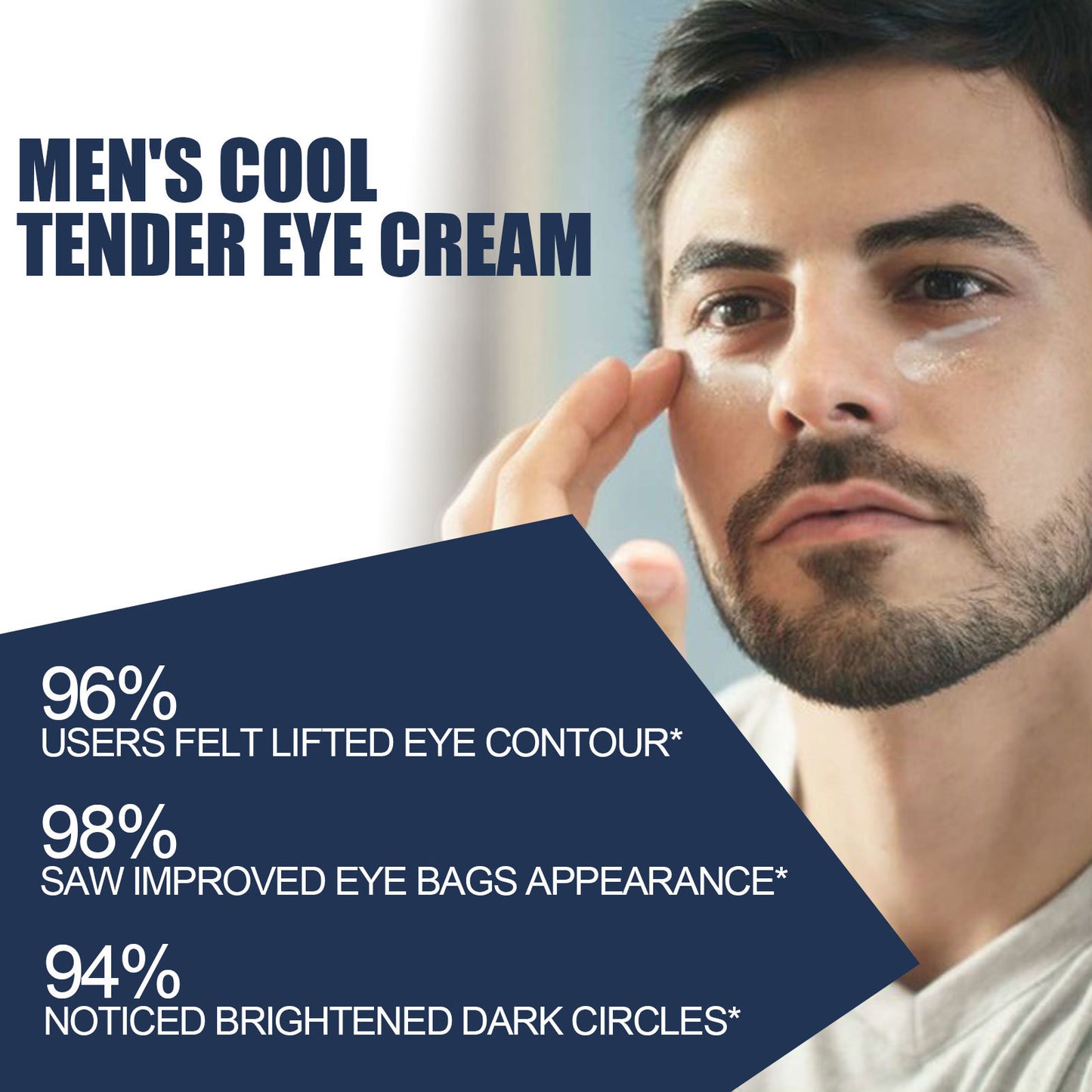 East Moon Men's Retinol Eye Cream Firming Eye Bags Dilutes Dark Circles Fine Lines Moisturizing Eye Cream