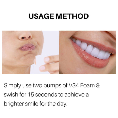 Teeth V34 Whitening Mousse Gel