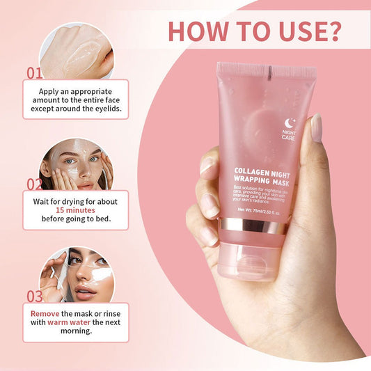 Hydrolysed Collagen Tear MaskCollagen Night Wrapping MaskFacial Moisturiser