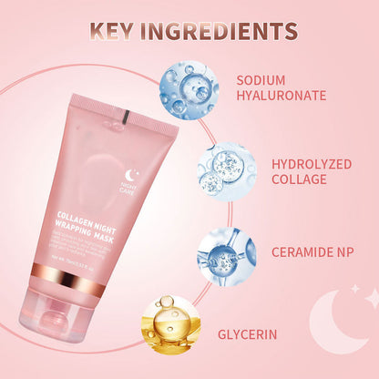 Hydrolysed Collagen Tear MaskCollagen Night Wrapping MaskFacial Moisturiser
